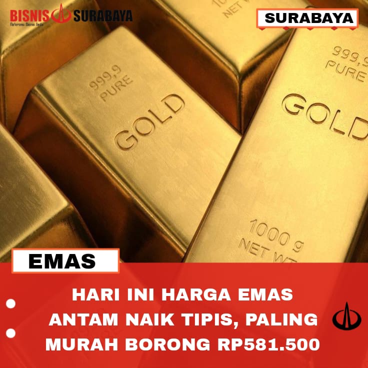 HARI INI HARGA EMAS NAIK, PALING MURAH RP581.500