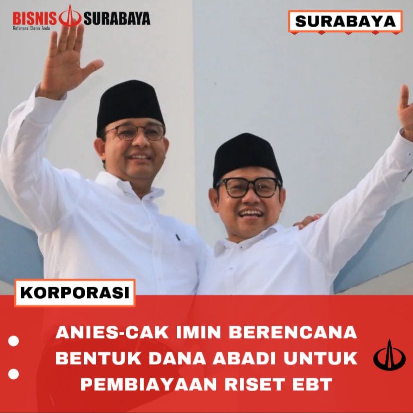 Anies-Cak Imin Berencana Bentuk Dana Abadi Untuk EBT