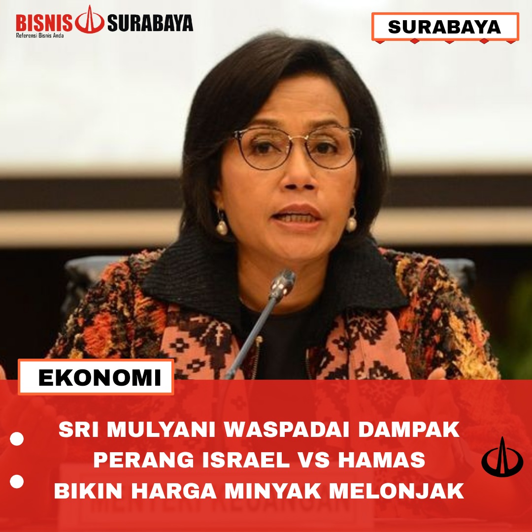 sri mulyani waspadai dampak perang israel vs hamas