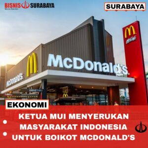 ketua MUI menyerukan masyarakat Indonesia untuk boikot McDonald's