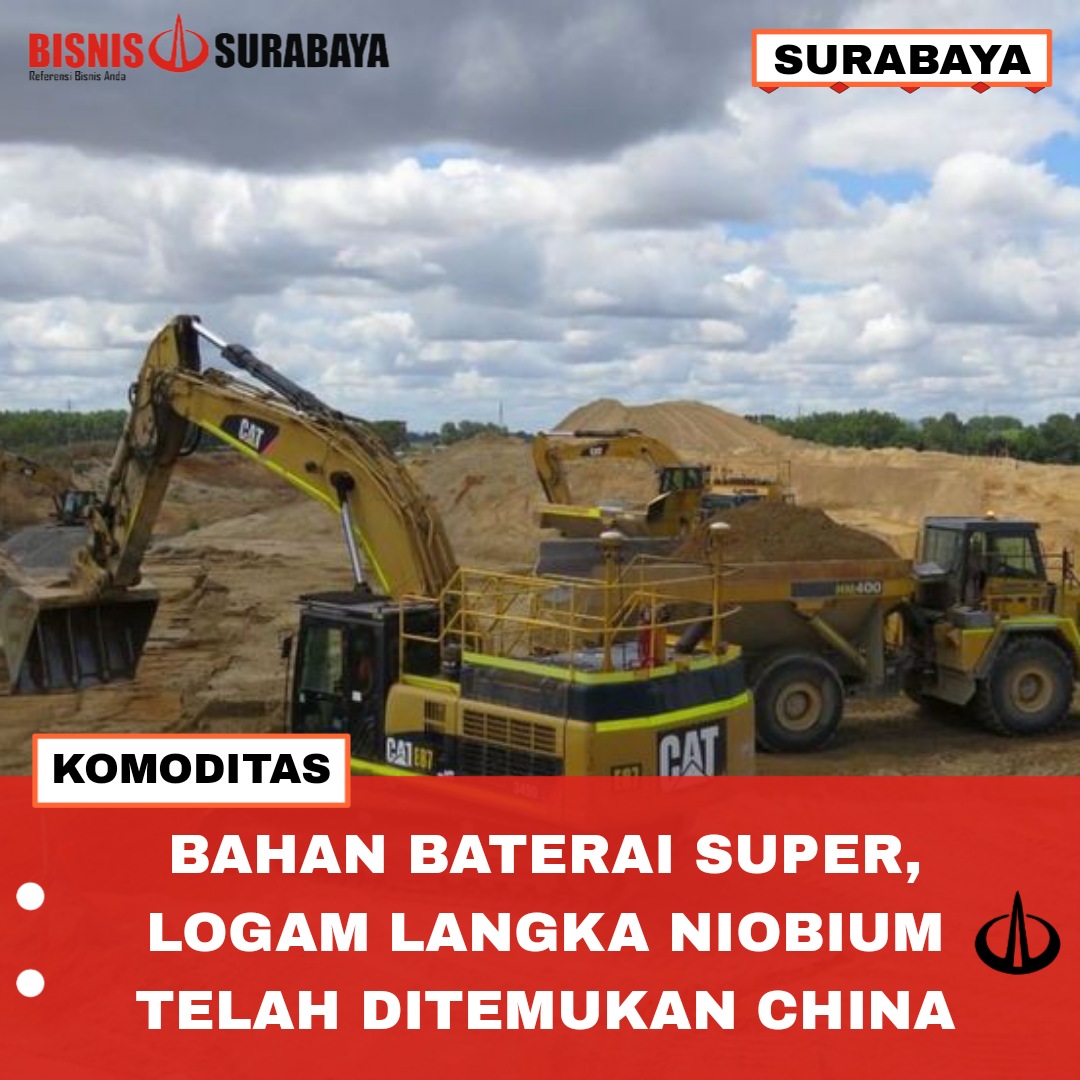 bahan baterai syper, logam langka niobium telah ditemukan di china