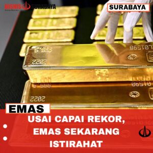 Usai Capai Rekor, Emas Sekarang Istirahat