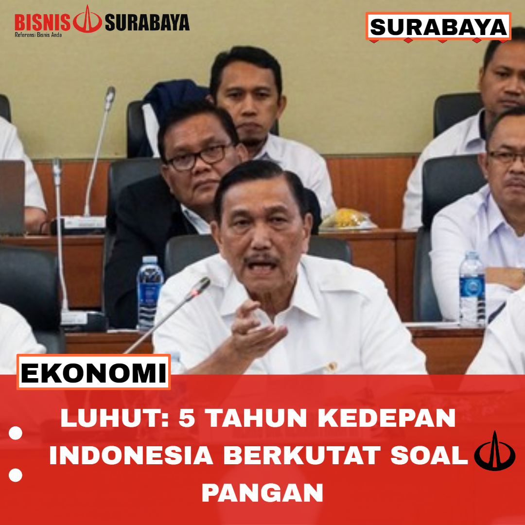 LUHUT: 5 TAHUN KEDEPAN INDONESIA BERKUTAT SOAL PANGAN