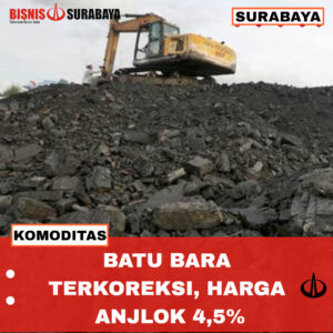 BATU BARA TERKOREKSI, HARGA ANJLOK 4,5%