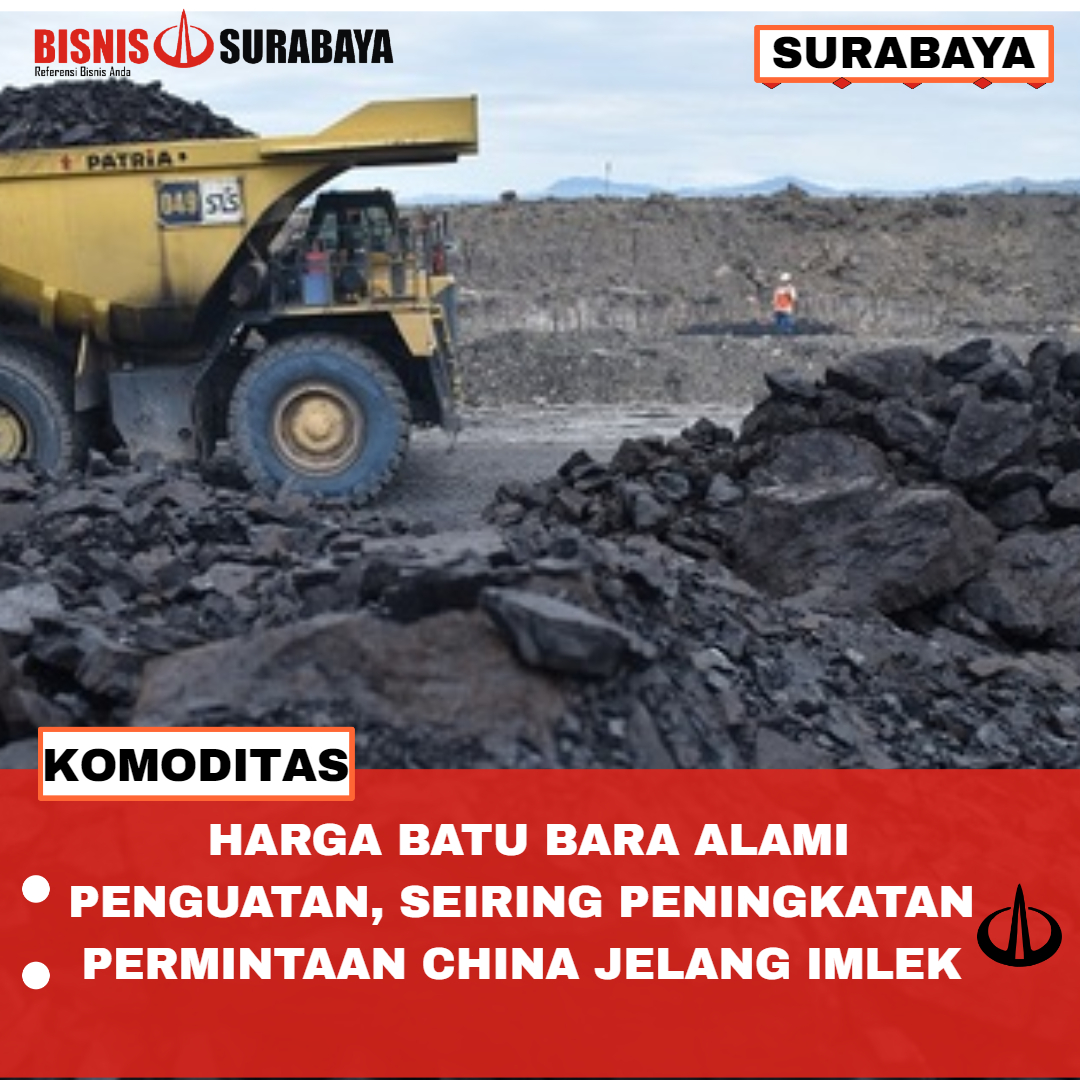 Harga Batu Bara Alami Penguatan, Seiring Peningkatan Permintaan China Jelang Imlek