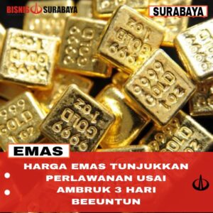 Harga Emas Tunjukkan Perlawanan Usai Ambruk 3 Hari Beruntun