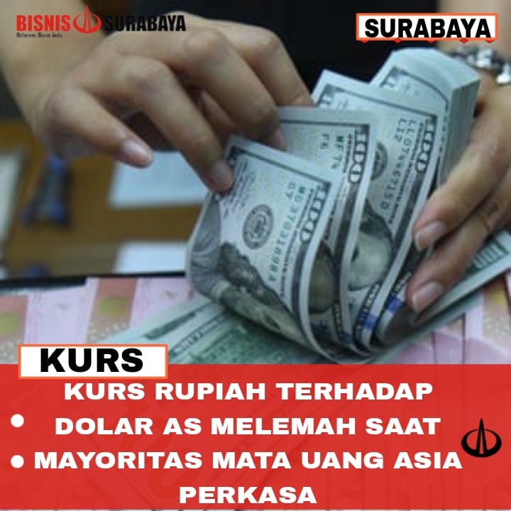 Kurs Rupiah Terhadap Dolar AS Melemah saat Mayoritas Mata Uang Asia Perkasa