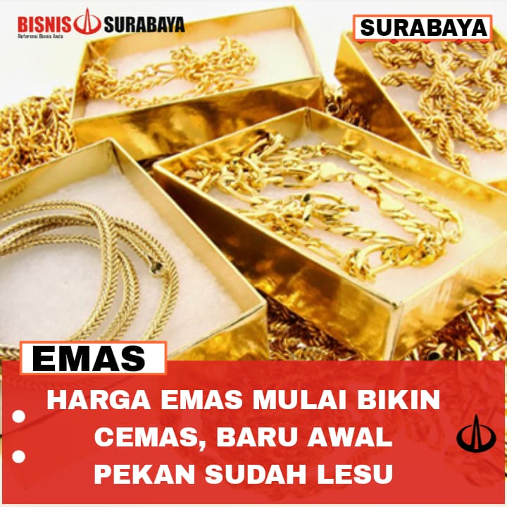 Harga Emas Mulai Bikin Cemas Baru Awal Pekan Sudah Lesu 6066