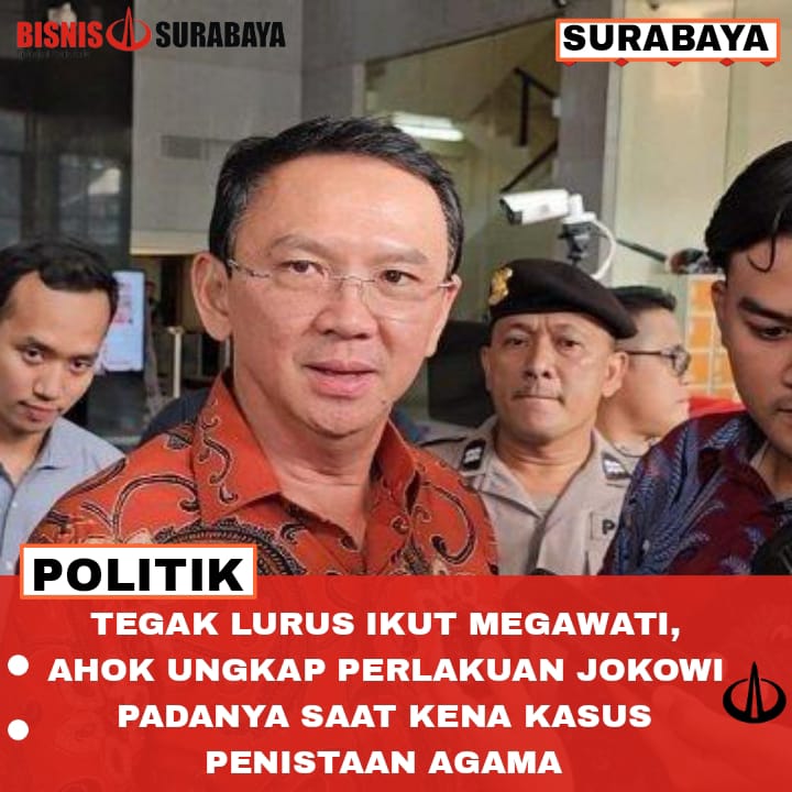 Tegak Lurus Ikut Megawati, Ahok Ungkap Perlakuan Jokowi Padanya saat Kena Kasus Penistaan Agama