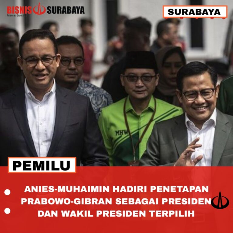 Anies-Muhaimin Hadiri Penetapan Prabowo-Gibran Sebagai Presiden dan Wakil Presiden Terpilih