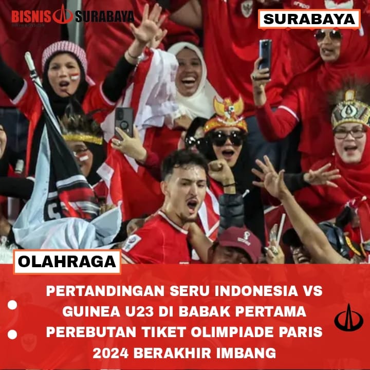 Pertandingan Seru Indonesia Vs Guinea U23 Di Babak Pertama Perebutan Tiket Olimpiade Paris 2024 Berakhir Imbang