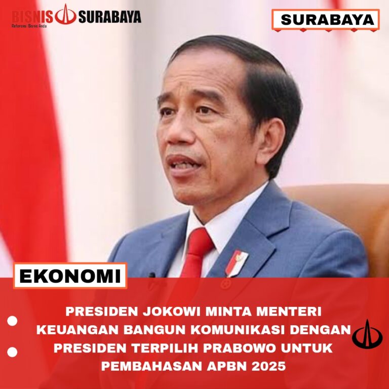 Presiden Jokowi Minta Menteri Keuangan Bangun Komunikasi dengan Presiden Terpilih Prabowo untuk Pembahasan APBN 2025