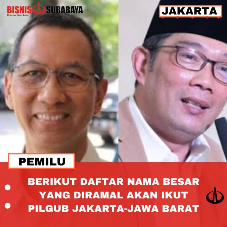 BERIKUT DAFTAR NAMA BESAR YANG DIRAMAL AKAN IKUT PILGUB JAKARTA-JAWA BARAT