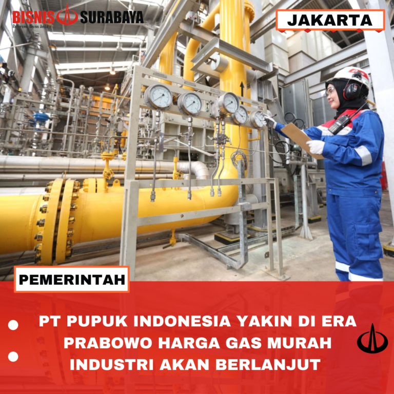 PT Pupuk Indonesia Yakin di Era Prabowo Harga Gas Murah Industri Akan Berlanjut