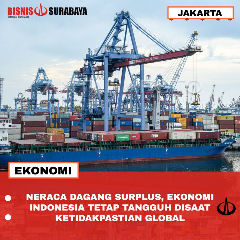 Neraca Dagang Surplus, Ekonomi Indonesia Tetap Tangguh Disaat Ketidakpastian Global