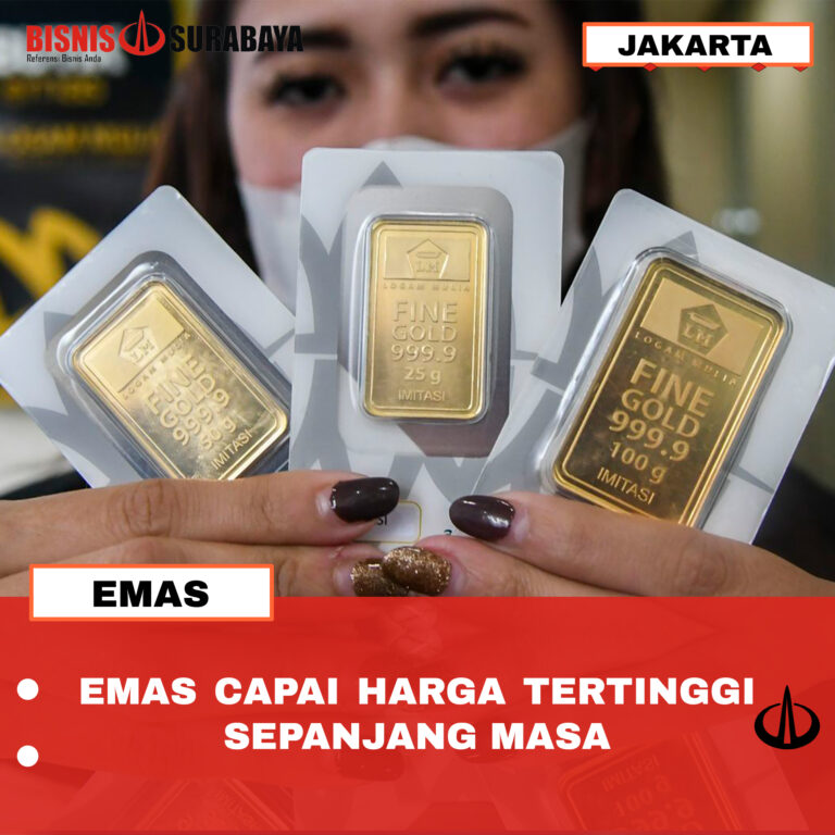 Emas Capai Harga Tertinggi Sepanjang Masa