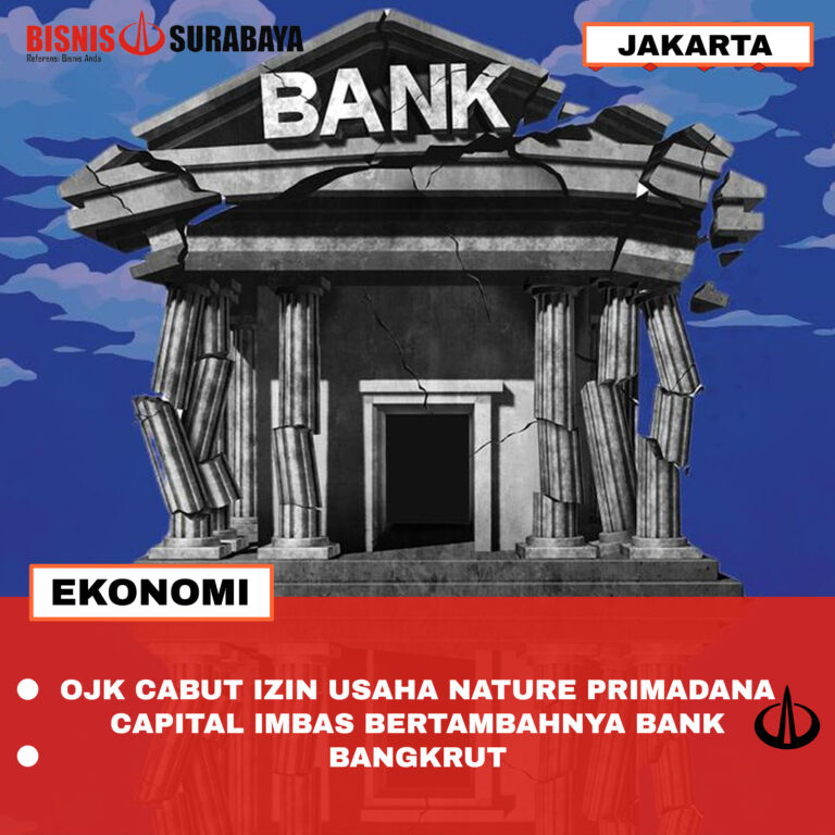 OJK Cabut Izin Usaha Nature Primadana Capital, Imbas Bertambahnya Bank Bangkrut