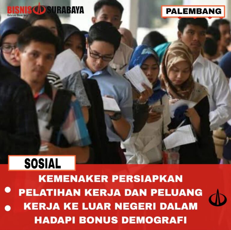 Kemenaker Persiapkan Pelatihan Kerja dan Peluang Kerja Ke Luar Negeri Dalam Hadapi Bonus Demografi