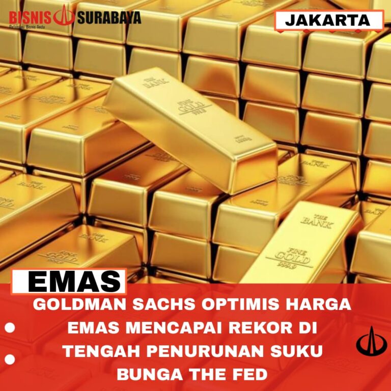 Goldman Sachs Optimis Harga Emas Mencapai Rekor di Tengah Penurunan Suku Bunga The Fed