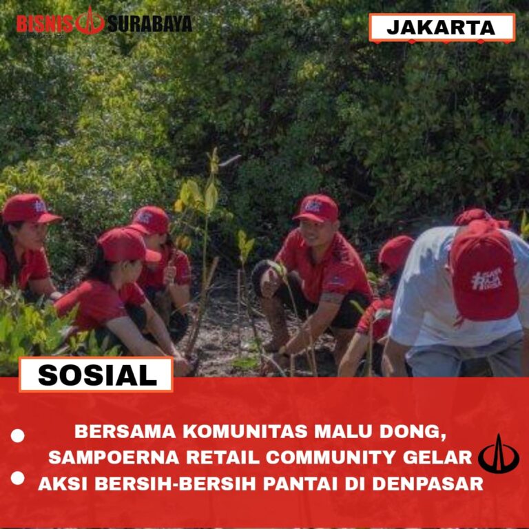 Bersama Komunitas Malu Dong, Sampoerna Retail Community Gelar Aksi Bersih-Bersih Pantai di Denpasar