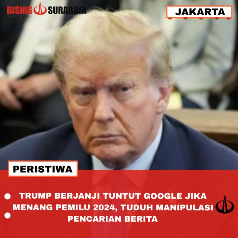 Trump Berjanji Tuntut Google Jika Menang Pemilu 2024, Tuduh Manipulasi Pencarian Berita