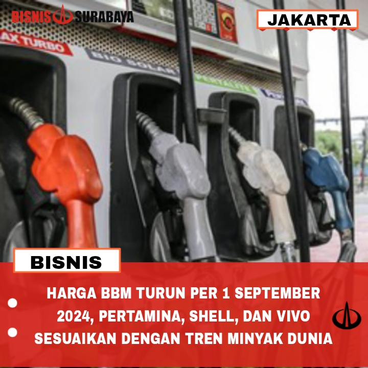 Harga BBM Turun per 1 September 2024, Pertamina, Shell, dan Vivo Sesuaikan dengan Tren Minyak Dunia