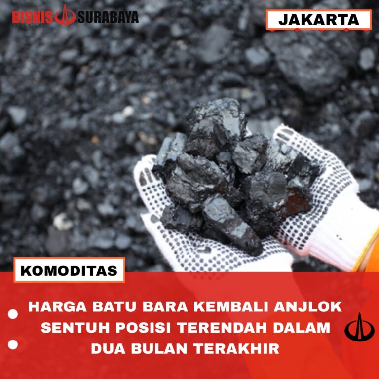 Harga Batu Bara Kembali Anjlok Sentuh Posisi Terendah Dalam Dua Bulan Terakhir