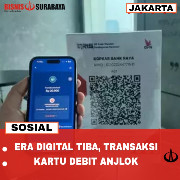 Era Digital Tiba, Transaksi Kartu Debit Anjlok