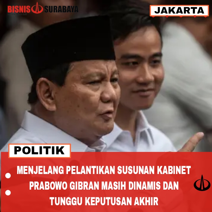 Menjelang Pelantikan Susunan Kabinet Prabowo Gibran Masih Dinamis Dan Tunggu Keputusan Akhir