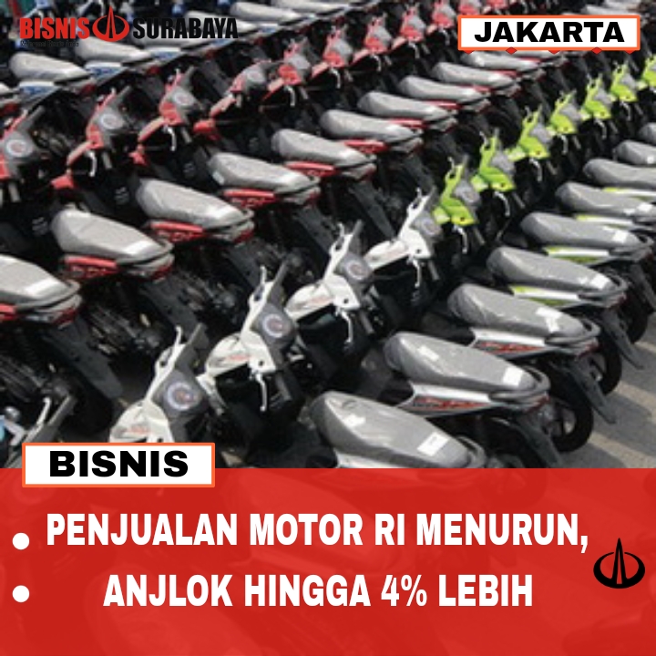 Penjualan Motor RI Menurun, Anjlok Hingga 4% Lebih