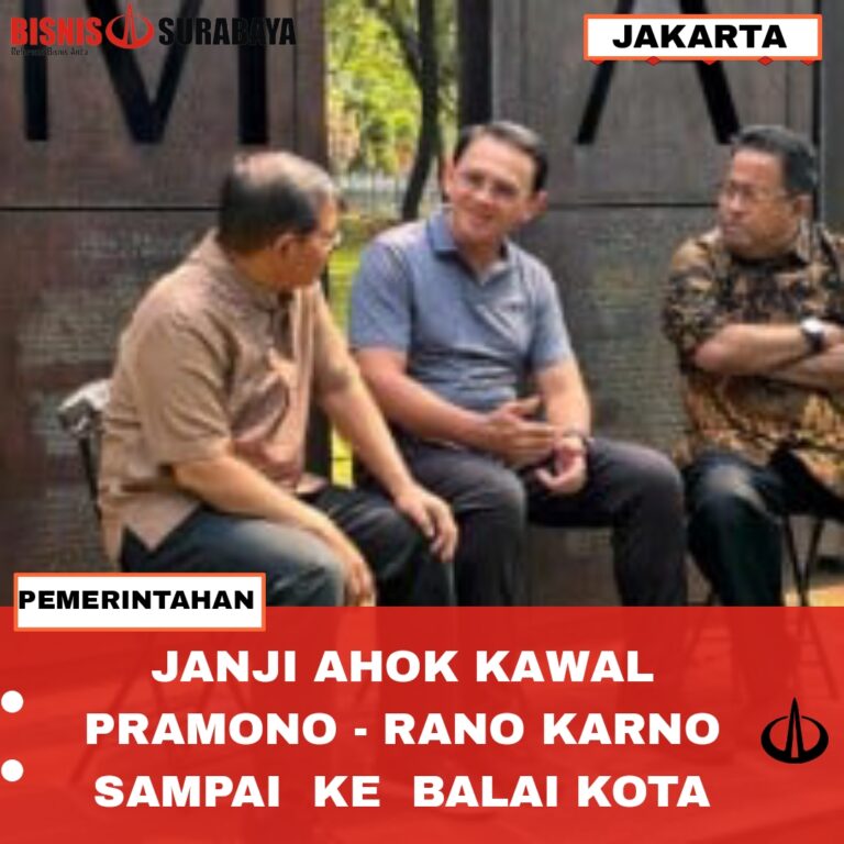 Janji Ahok Kawal Pramono – Rano Karno Sampai ke Balai kota