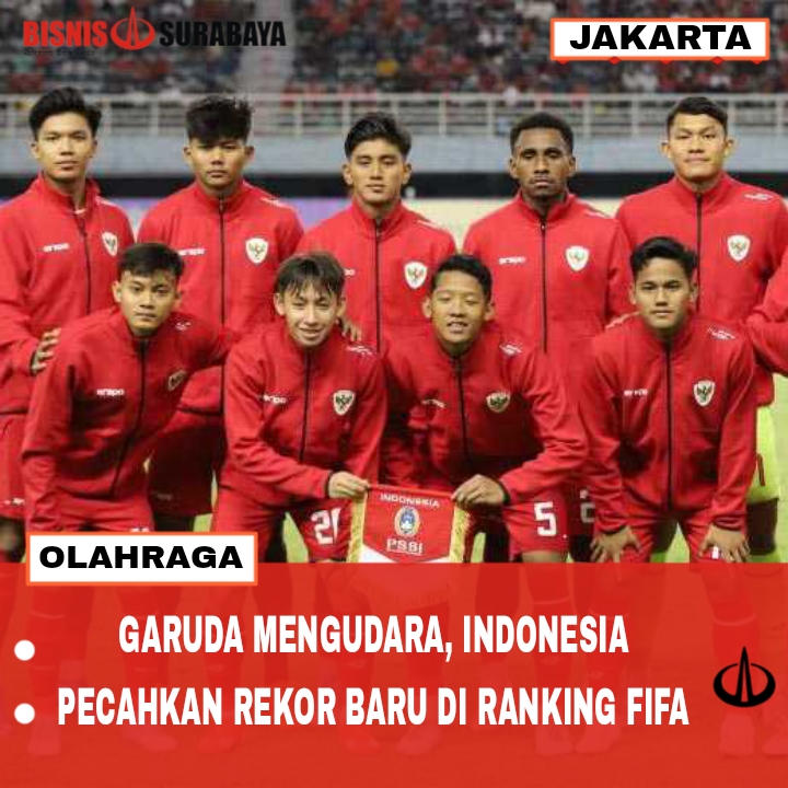 Garuda Mengudara, Indonesia Pecahkan Rekor Baru di Ranking Fifa