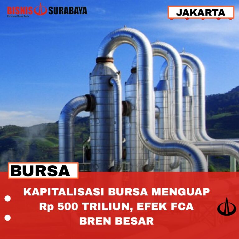 Kapitalisasi Bursa Menguap Rp 500 Triliun, Efek FCA BREN Besar