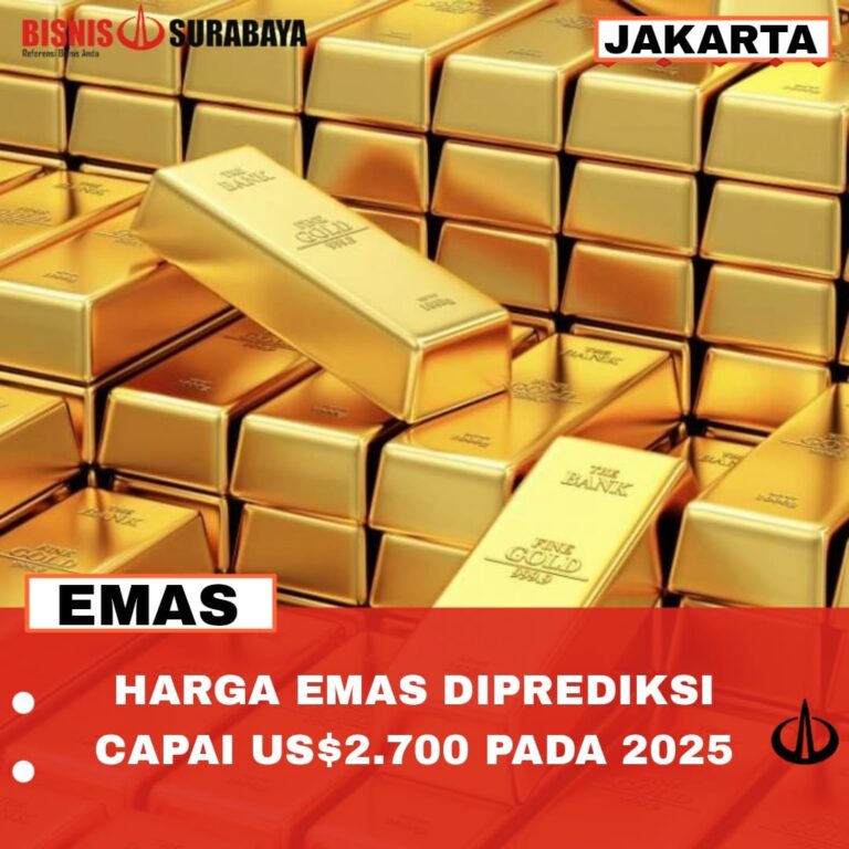 Harga Emas Diprediksi Capai US$2.700 pada 2025