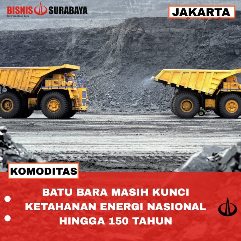 Batu Bara Masih Kunci Ketahanan Energi Nasional Hingga 150 Tahun