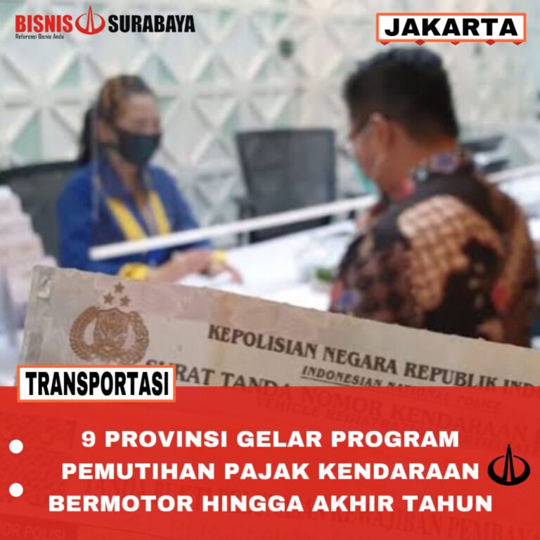 9 Provinsi Gelar Program Pemutihan Pajak Kendaraan Bermotor Hingga Akhir Tahun