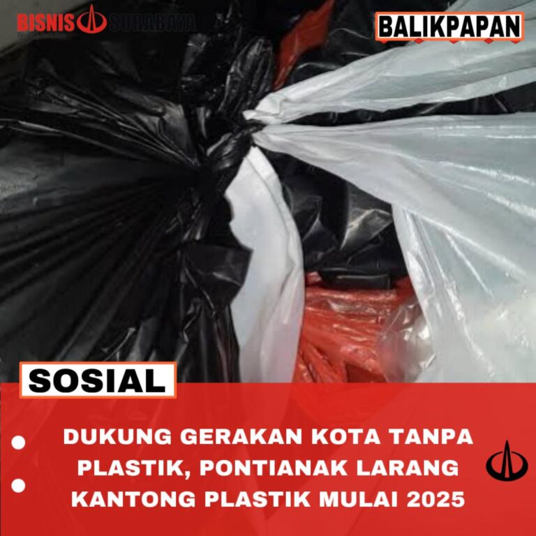 Dukung Gerakan Kota Tanpa Plastik, Pontianak Larang Kantong Plastik Mulai 2025