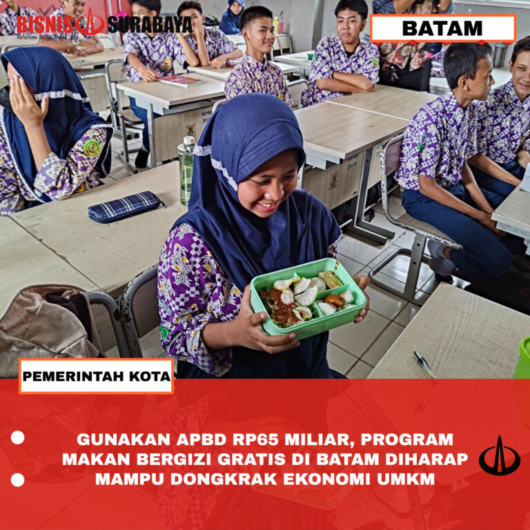 Gunakan APBD Rp65 Miliar, Program Makan Bergizi Gratis di Batam Diharap Mampu Dongkrak Ekonomi UMKM