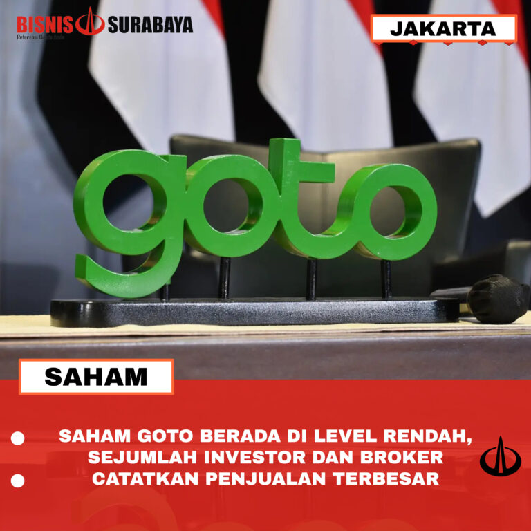 Saham GOTO Berada di Level Rendah, Sejumlah Investor dan Broker Catatkan Penjualan Terbesar