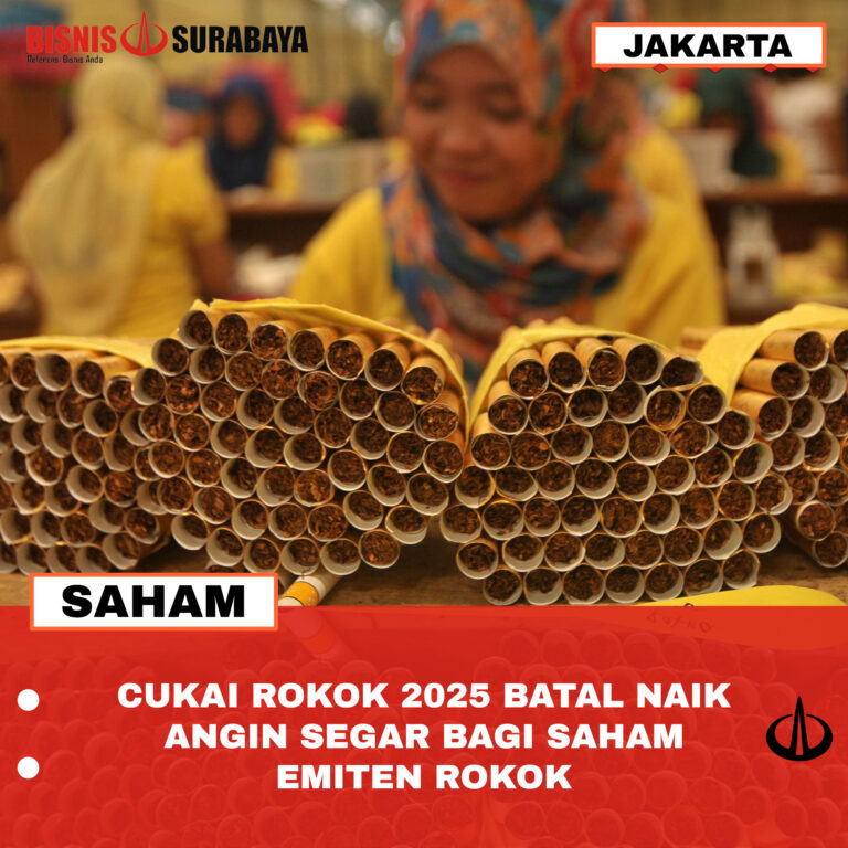 Cukai Rokok 2025 Batal Naik, Angin Segar Bagi Saham Emiten Rokok