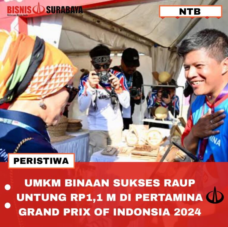 UMKM Binaan Sukses Raup Untung Rp1,1 M di Pertamina Grand Prix of Indonesia 2024