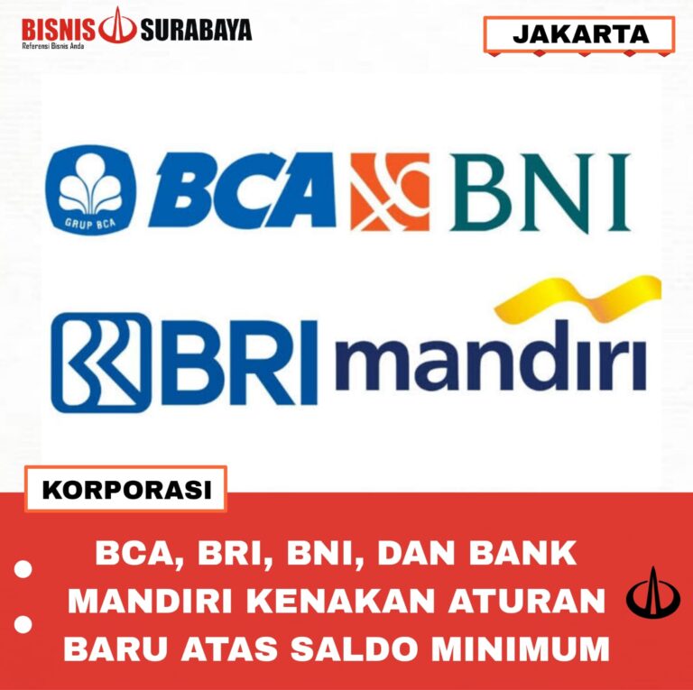 BCA, BRI, BNI, dan Bank Mandiri Kenakan Aturan Baru Atas Saldo Minimum