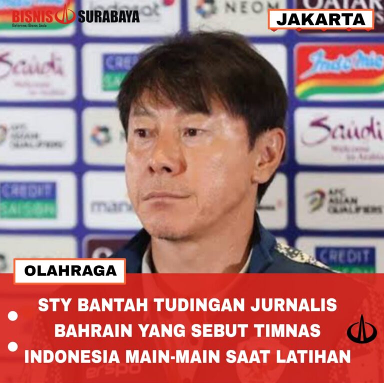 STY Bantah Tudingan Jurnalis Bahrain yang Sebut Timnas Indonesia Main-Main saat Latihan