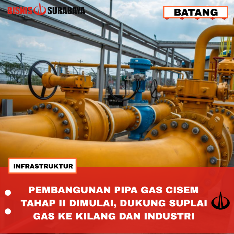 Pembangunan Pipa Gas Cisem Tahap II Dimulai, Dukung Suplai Gas ke Kilang Dan Industri