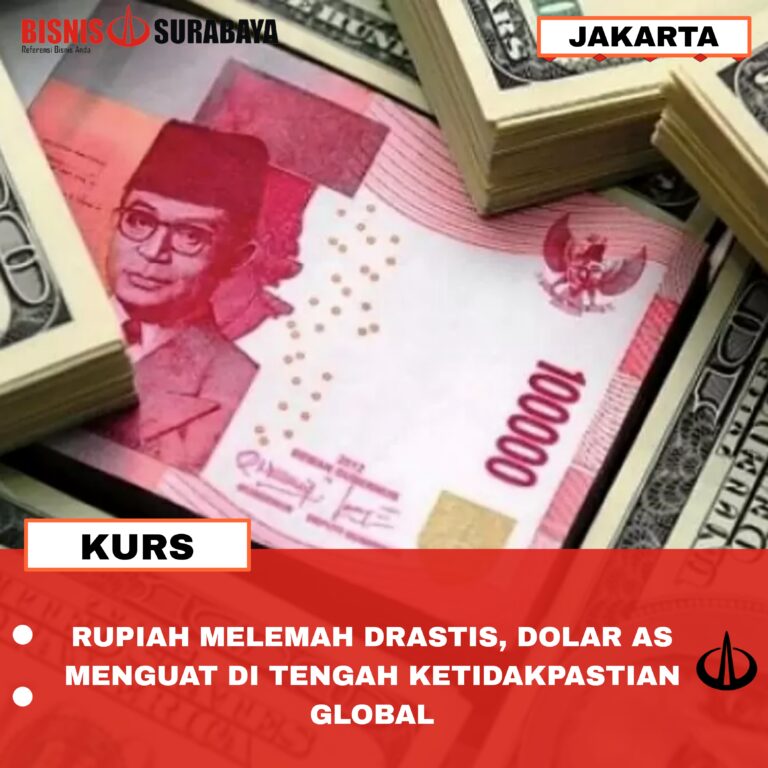 Rupiah Melemah Drastis, Dolar AS Menguat Di Tengah Ketidakpastian Global