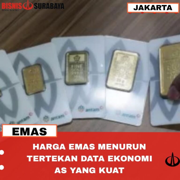 Harga Emas Merosot Tertekan Data Ekonomi AS yang Kuat