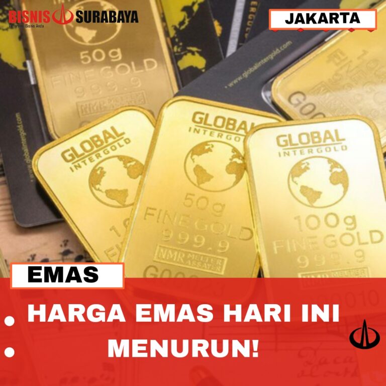 Harga Emas Hari Ini menurun!