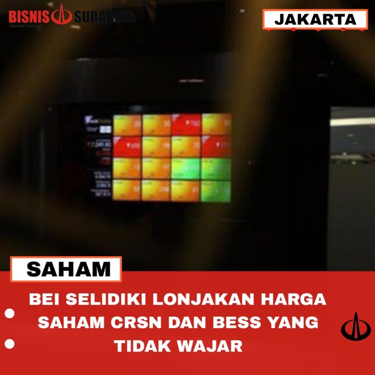 BEI Selidiki Lonjakan Harga Saham CRSN dan BESS yang Tak Wajar