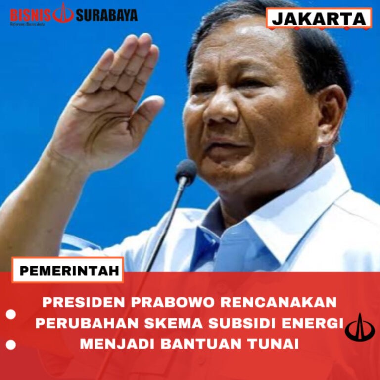 PRESIDEN PRABOWO RENCANAKAN PERUBAHAN SKEMA SUBSIDI ENERGI MENJADI BANTUAN TUNAI