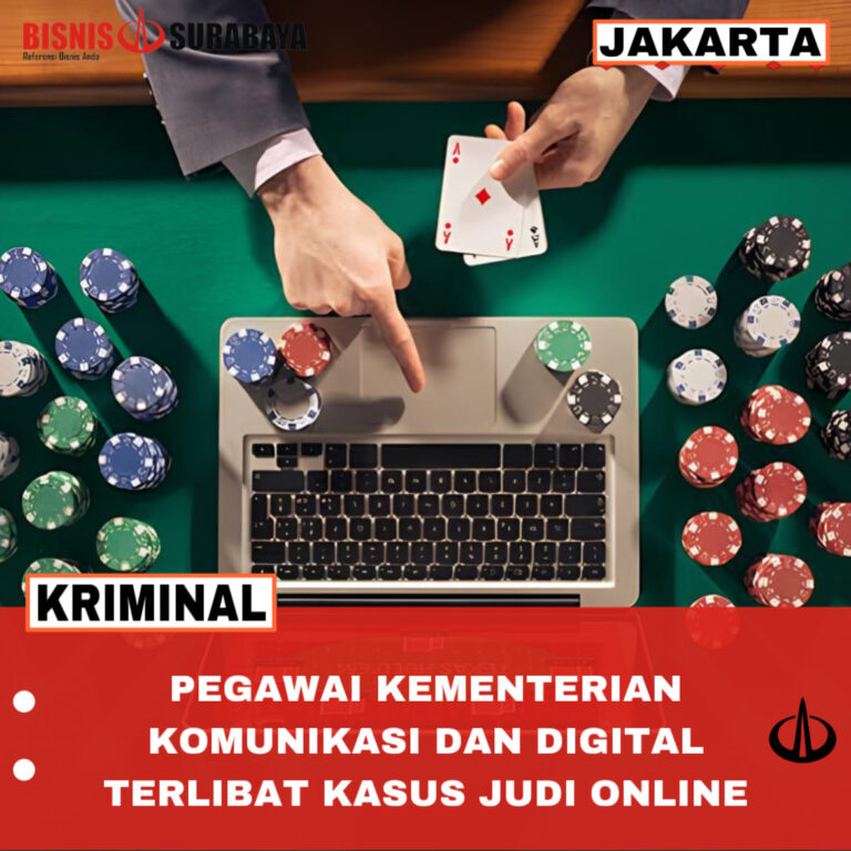 Pegawai Kementerian Komunikasi dan Digital Terlibat Kasus Judi Online